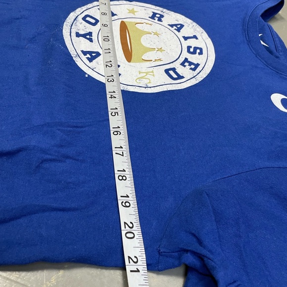 Nike Kansas City Royals MLB Shirt Blue 561416-4EW Large Raised Royal - Picture 5 of 9
